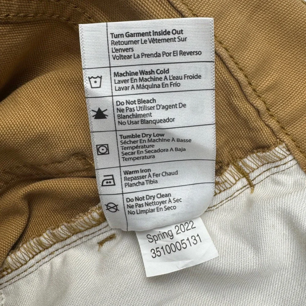 Carhartt Rugged Flex Work Pants 46x30 Tan Canvas Relaxed Fit BN2517-M Utility
